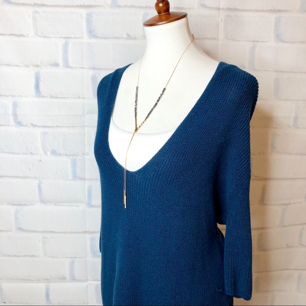 E X P R E S S : Classic “London” Sweater in Teal